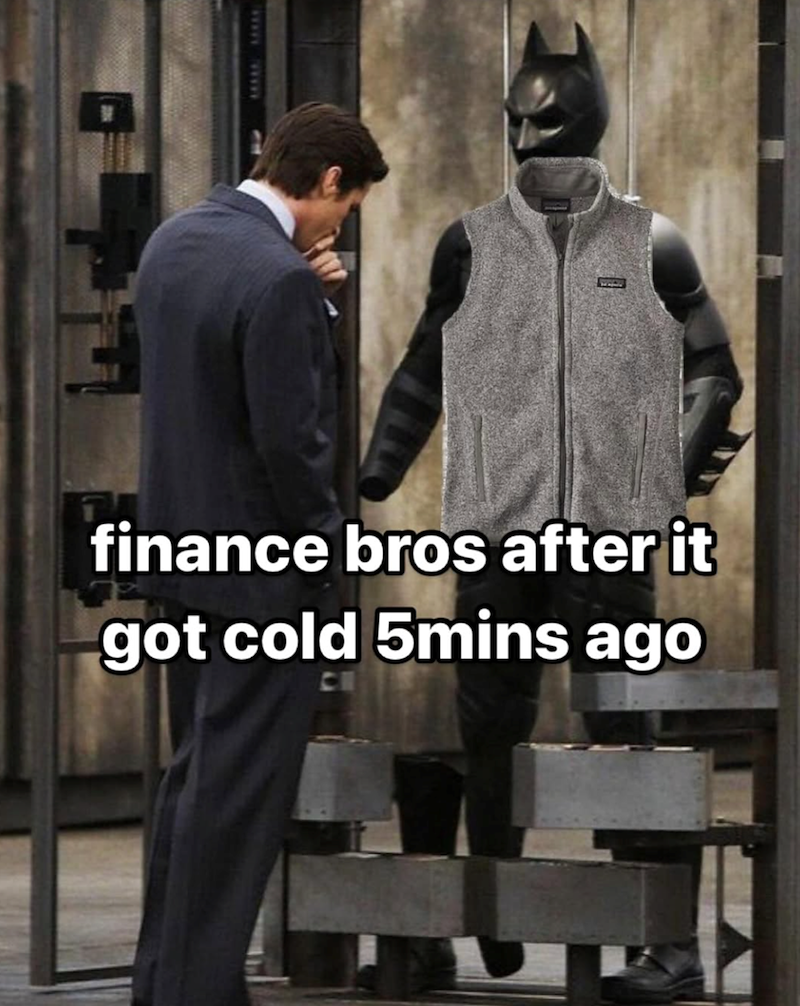ww ww finance bros after it got cold 5mins ago CHI