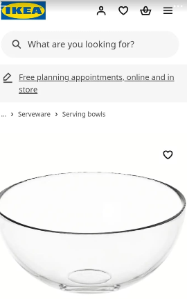 IKEA ♡ QWhat are you looking for? Free planning appointments, online and in store ... > Serveware > Serving bowls