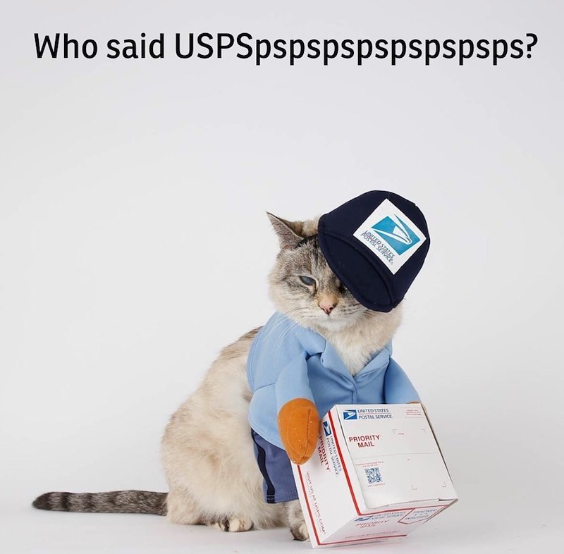 Who said USPSpspspspspspspsps? UNITED STATES POSTAL SERVICE PRIORITY MAIL B3B