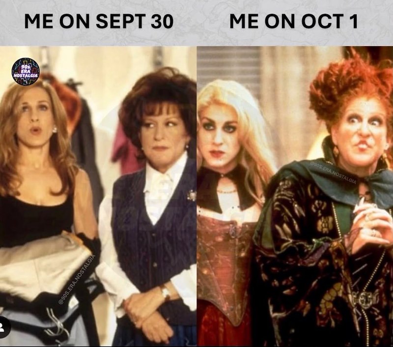 ME ON SEPT 30 90s ERA NOSTALGIA @90S.ERA.NOSTALGIA ME ON OCT 1 90S.ERA NOSTALGIA