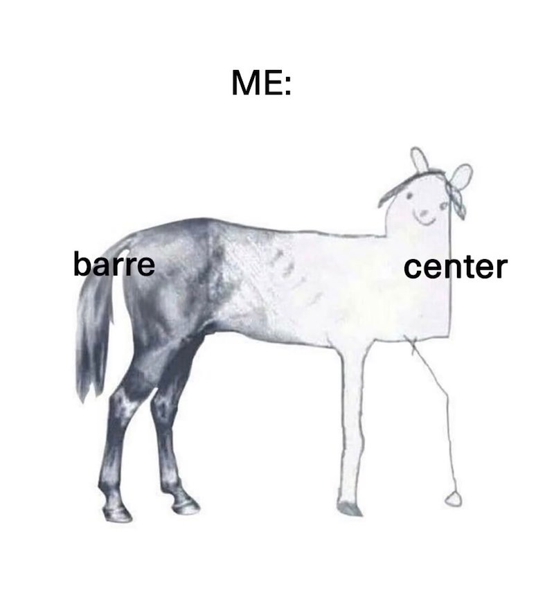 ME: barre center