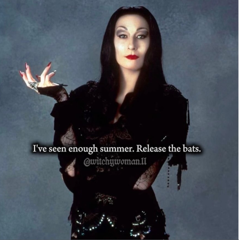 I've seen enough summer. Release the bats. @witchywoman.ll