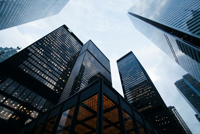 Buildings for offices.