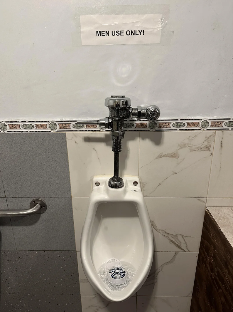 MEN USE ONLY!