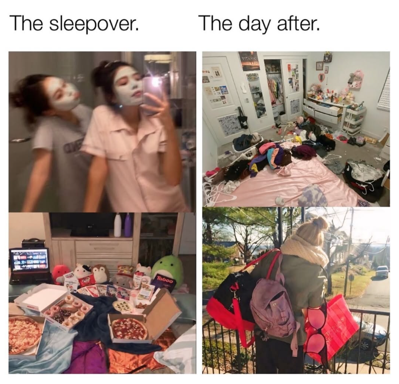The sleepover. The day after. Taboo TITANIC
