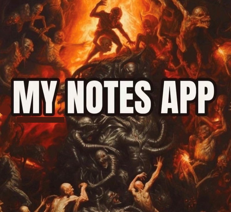 MY NOTES APP