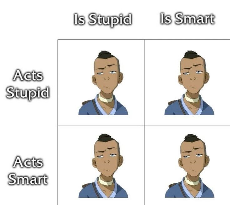 Acts Stupid Acts Smart Is Stupid Is Smart