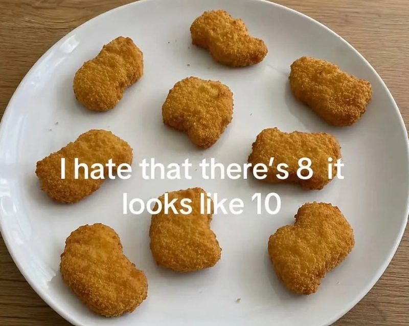 I hate that there's 8 it looks like 10