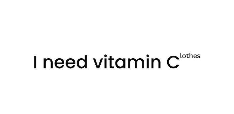 lothes I need vitamin C