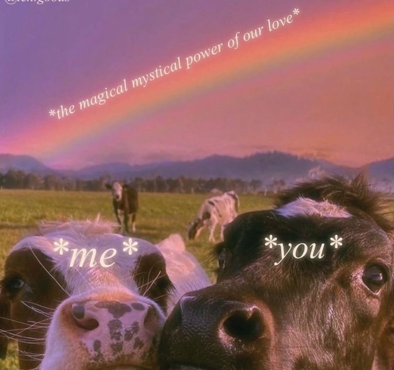 *the magical mystical power of our love* *me* *you*
