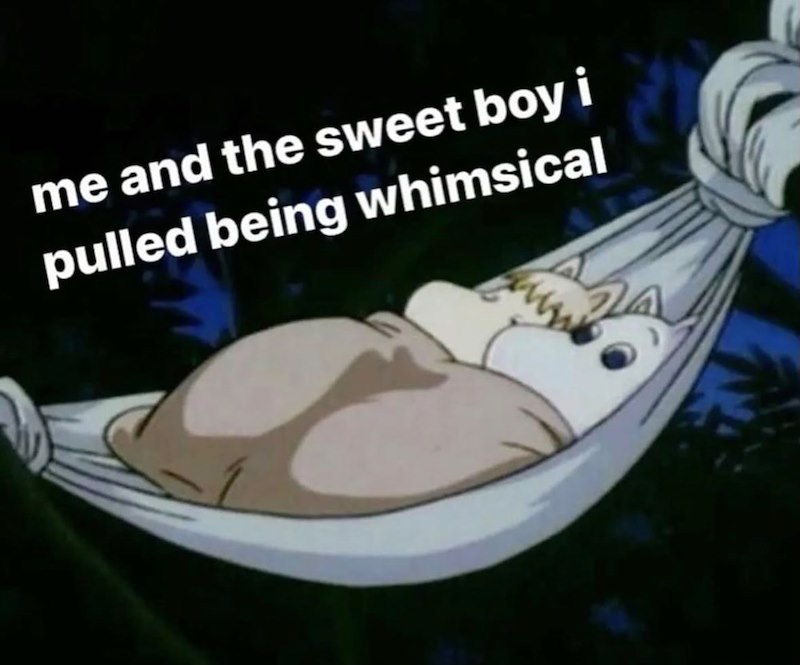 me and the sweet boy i pulled being whimsical