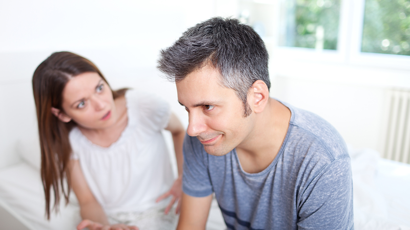 Couple arguing. 