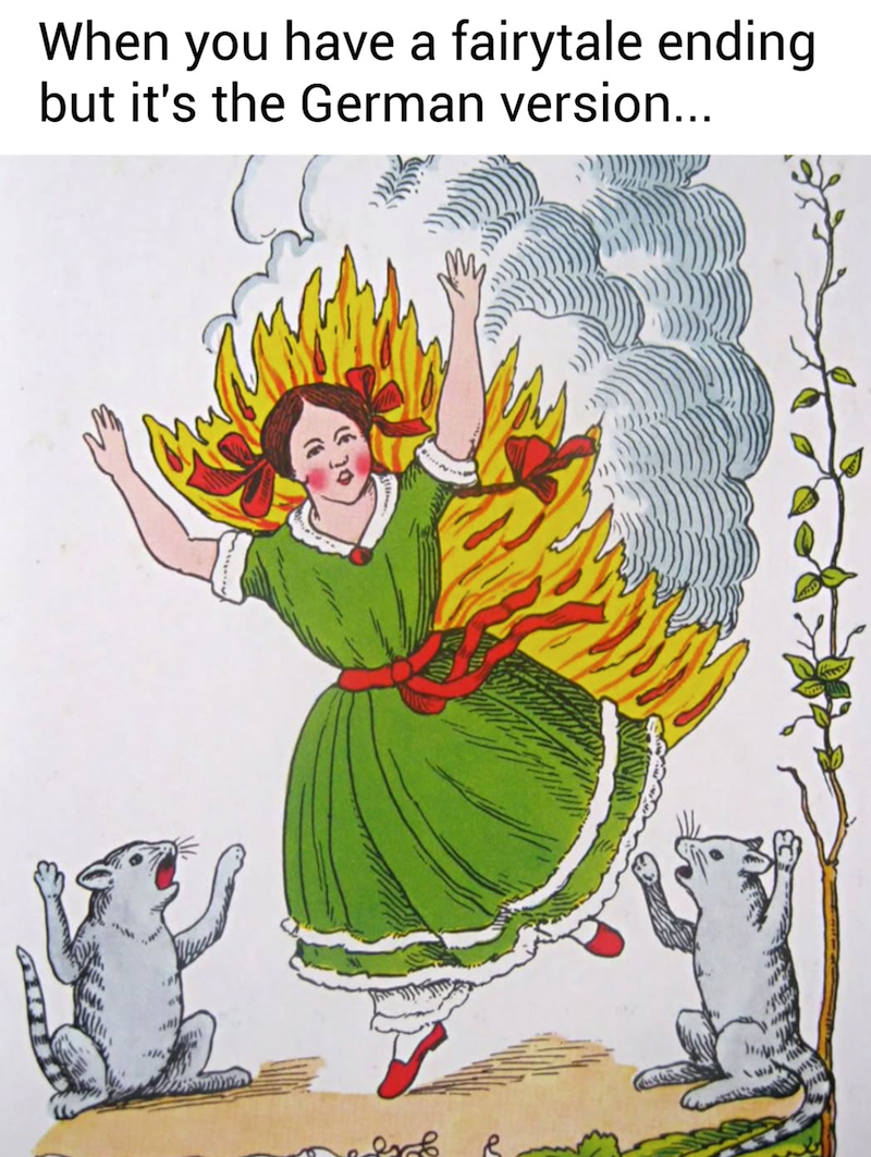 When you have a fairytale ending but it's the German version... e56 R