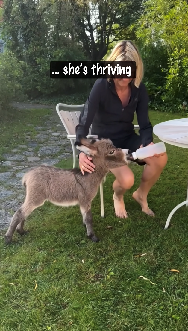 ... she's thriving
