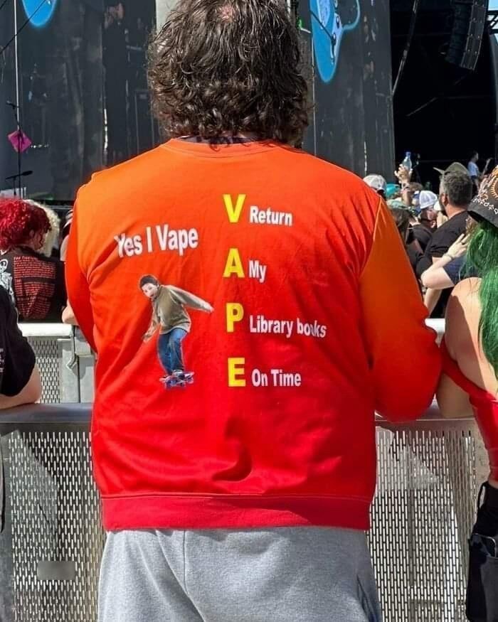 V Return Yes I Vape A My P Library books E on Time