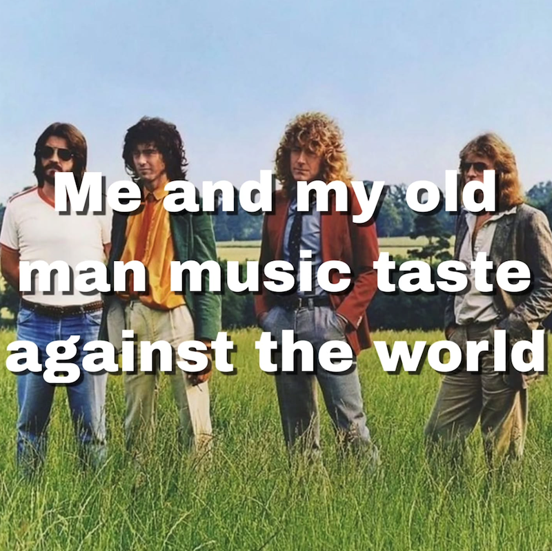 Me and my old man music taste against the world
