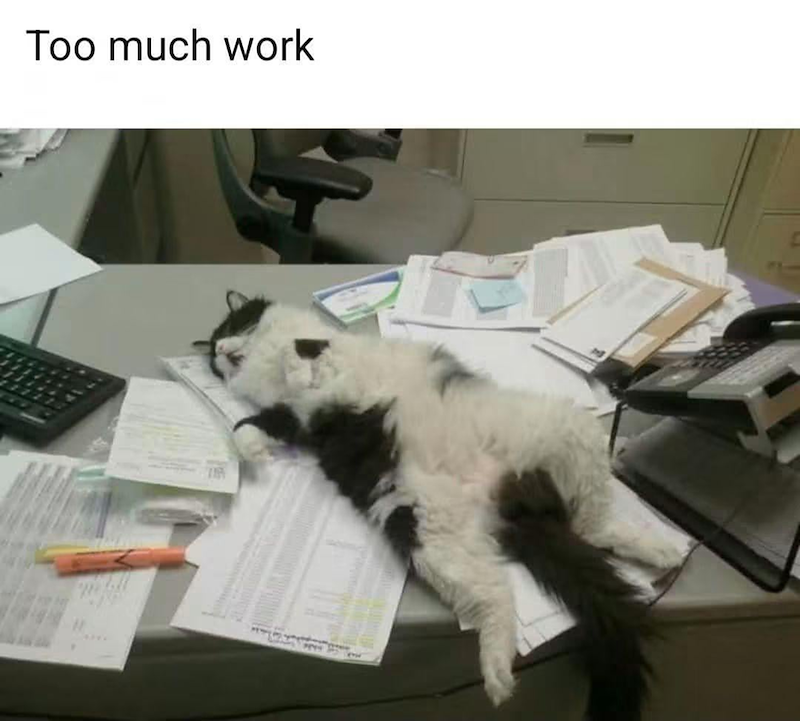 Too much work