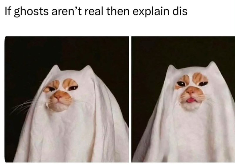 If ghosts aren't real then explain dis