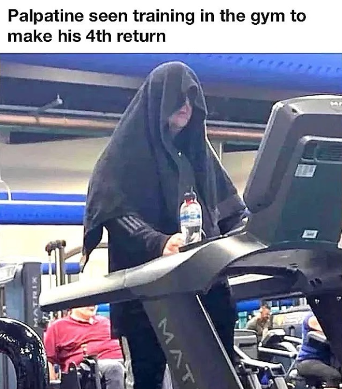 MATRIX Palpatine seen training in the gym to make his 4th return AT