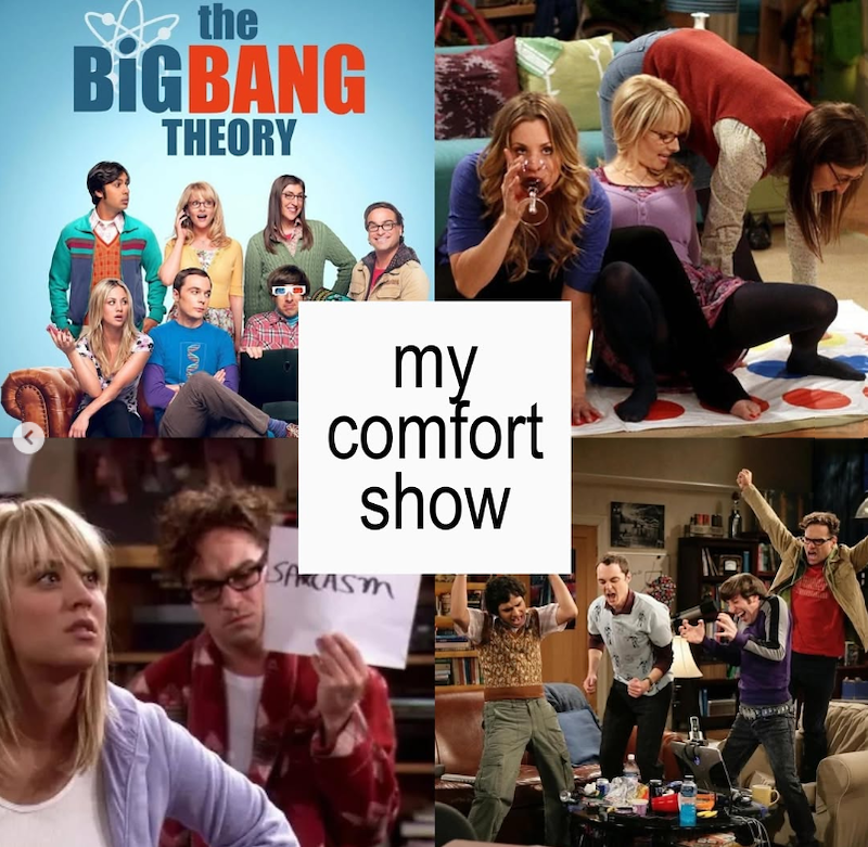 the BIGBANG THEORY my comfort show SARCASM