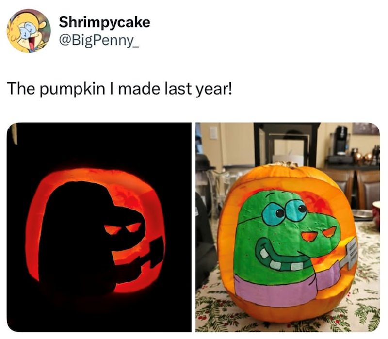 Shrimpycake @BigPenny_ The pumpkin I made last year!