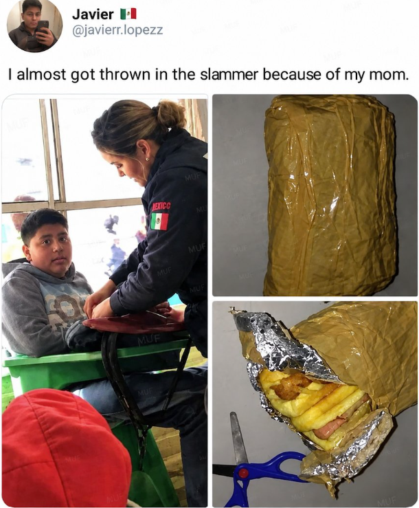 Javier @javierr.lopezz I almost got thrown in the slammer because of my mom. MUF MUF MUF MEXICO MUP MUF MUF MUF MUF MUF