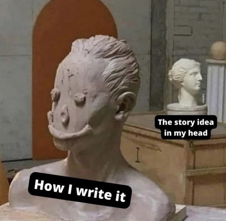 How I write it The story idea in my head