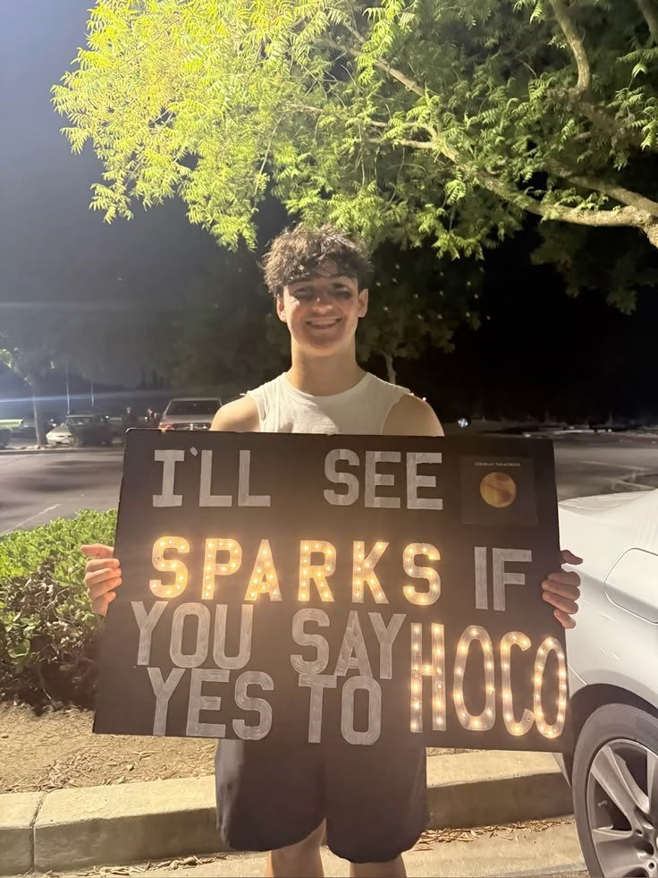 I'LL SEE - SPARKS IF YOU SAY HOCO YES TO