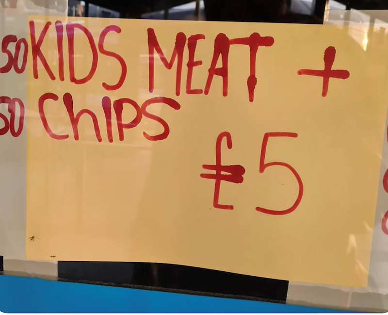 SOKIDS MEAT + 50 Chips £5