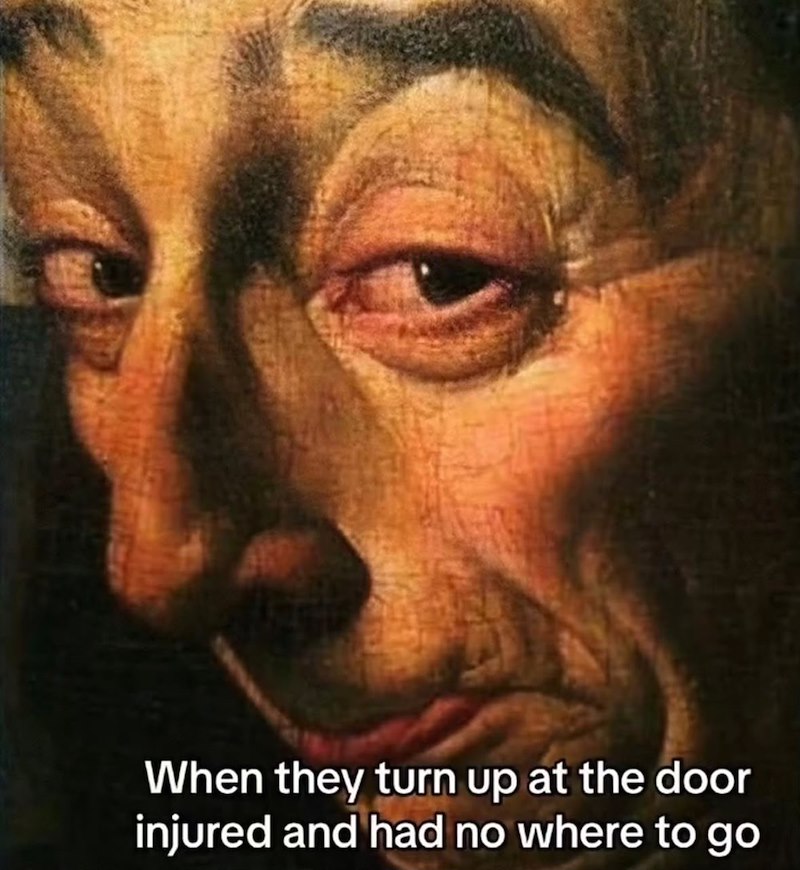 When they turn up at the door injured and had no where to go