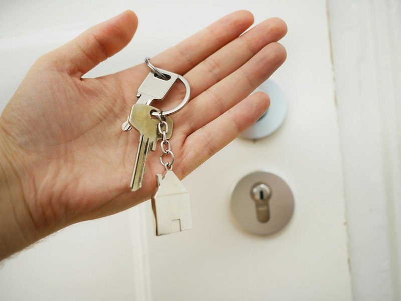 The house keys of a new house.