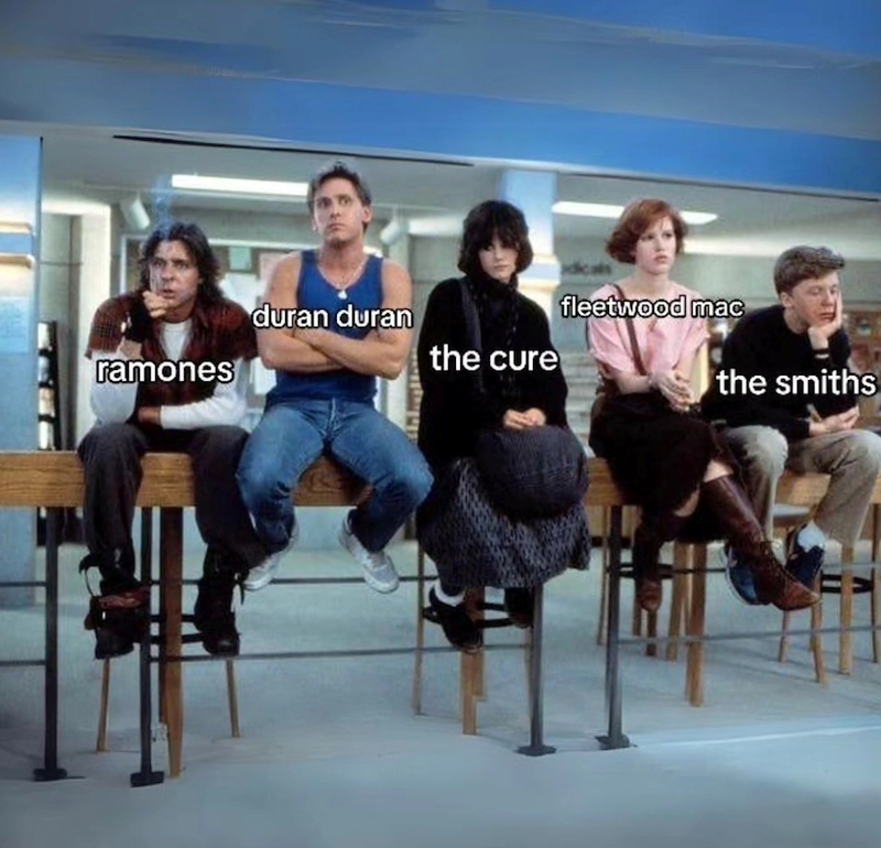ramones duran duran fleetwood mac the cure the smiths