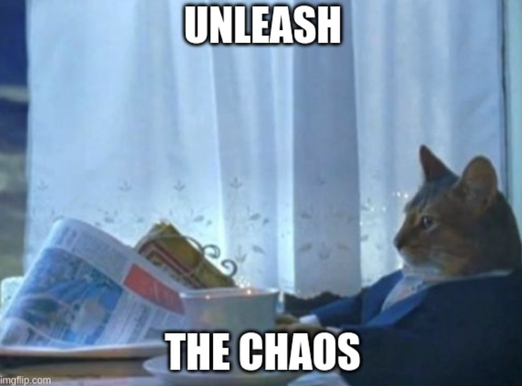 imgflip.com UNLEASH THE CHAOS