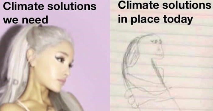 Climate solutions we need Climate solutions in place today