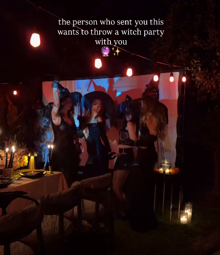 the person who sent you this wants to throw a witch party with you