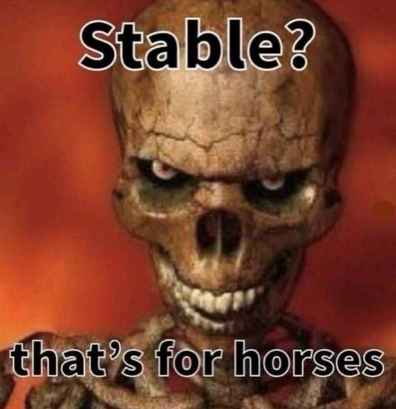 Stable? that's for horses