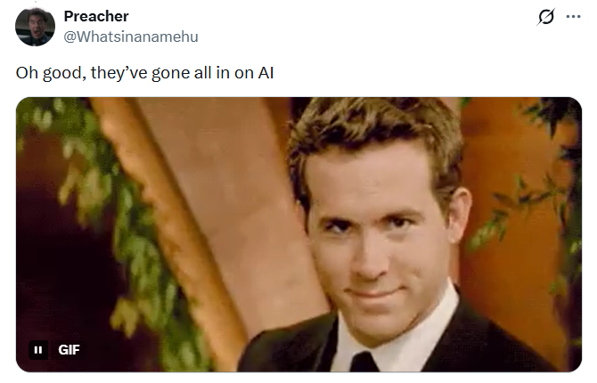 Preacher @Whatsinanamehu Oh good, they've gone all in on Al II GIF Q