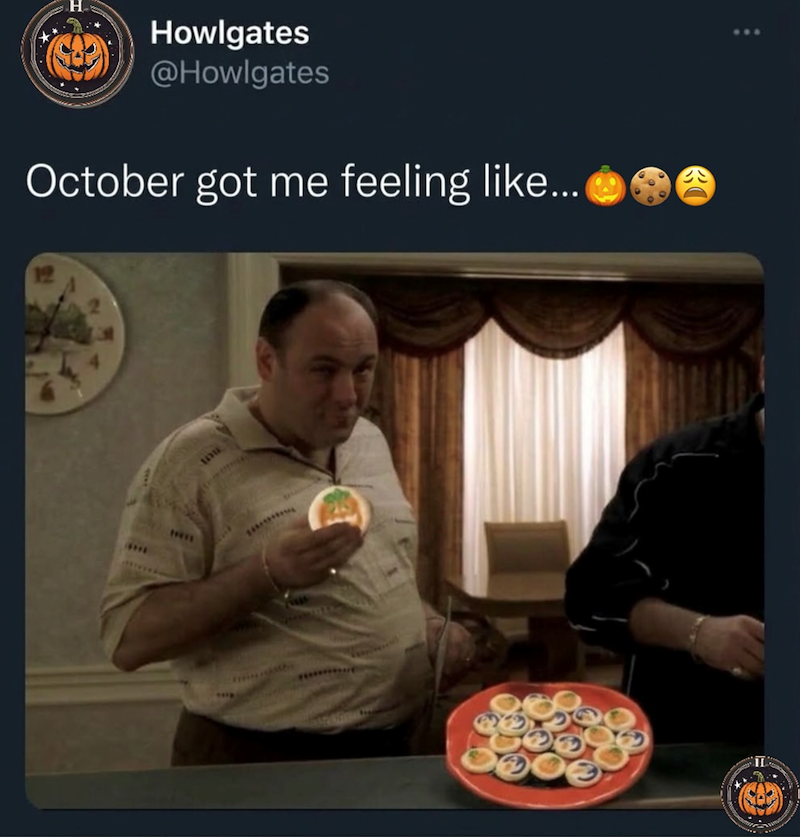 Howlgates @Howlgates October got me feeling like... WE T