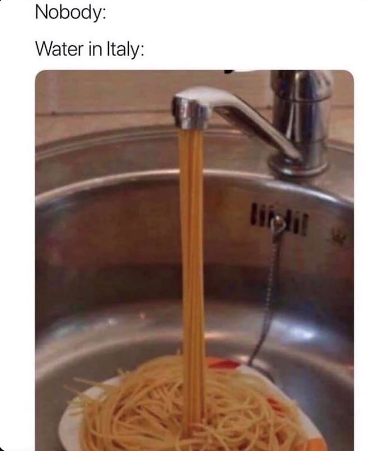 Nobody: Water in Italy: Wislil