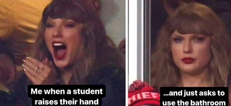 Me when a student raises their hand HIEF...and just asks to use the bathroom