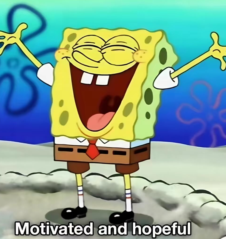Motivated and hopeful