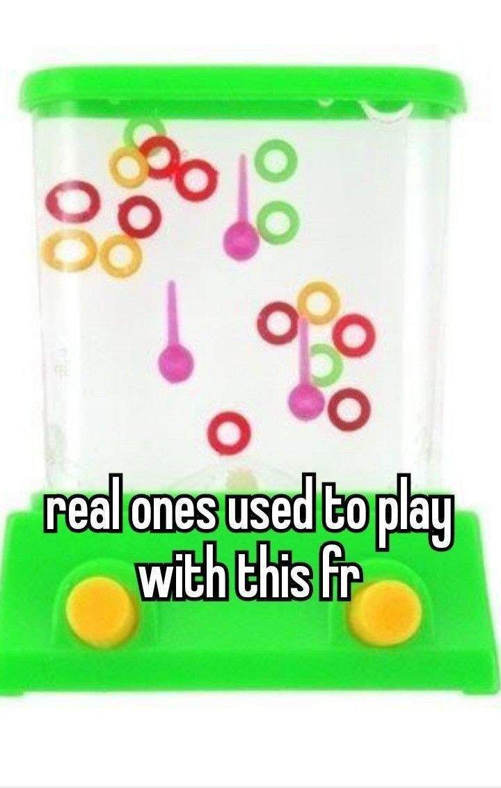 real ones used to play with this fr