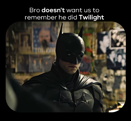 Bro doesn't want us to remember he did Twilight Cinema
