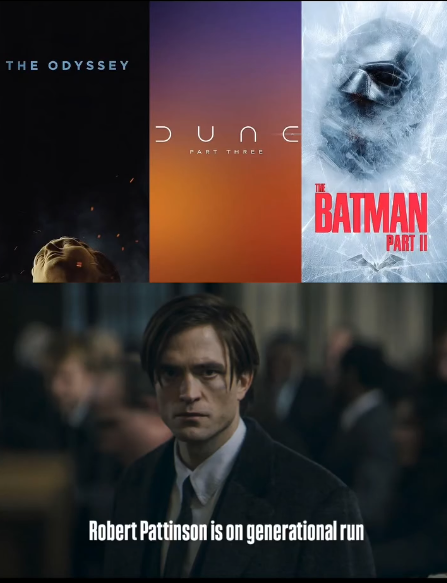 THE ODYSSEY DunE PART THREE BATMAN PART II Robert Pattinson is on generational run