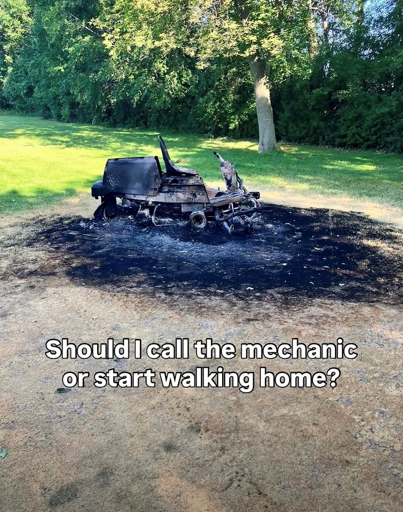 Should I call the mechanic or start walking home?