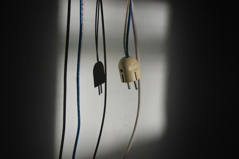 The moment the homeowner finally decides to pull the plug on his neighbor's free Halloween display.
