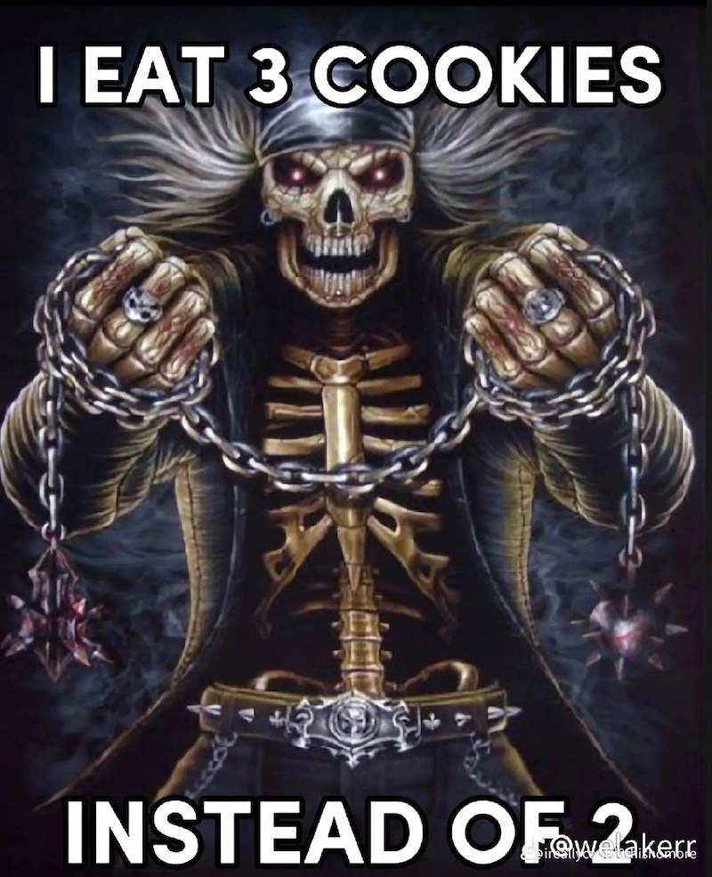I EAT 3 COOKIES INSTEAD OF 2akerr