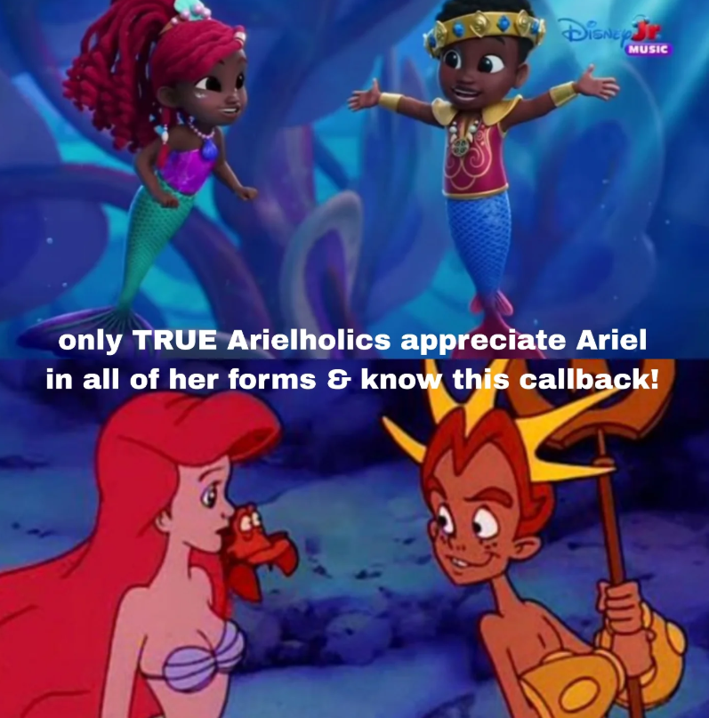 DISNEYSE MUSIC only TRUE Arielholics appreciate Ariel in all of her forms & know this callback!