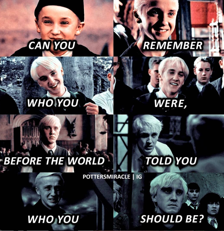 CAN YOU REMEMBER WHO YOU WERE, BEFORE THE WORLD POTTERSMIRACLE | IG WHO YOU TOLD YOU SHOULD BE?