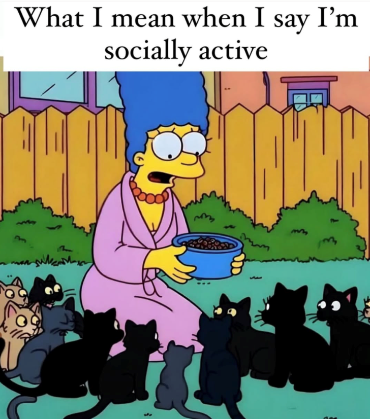 What I mean when I say I'm socially active लऊ